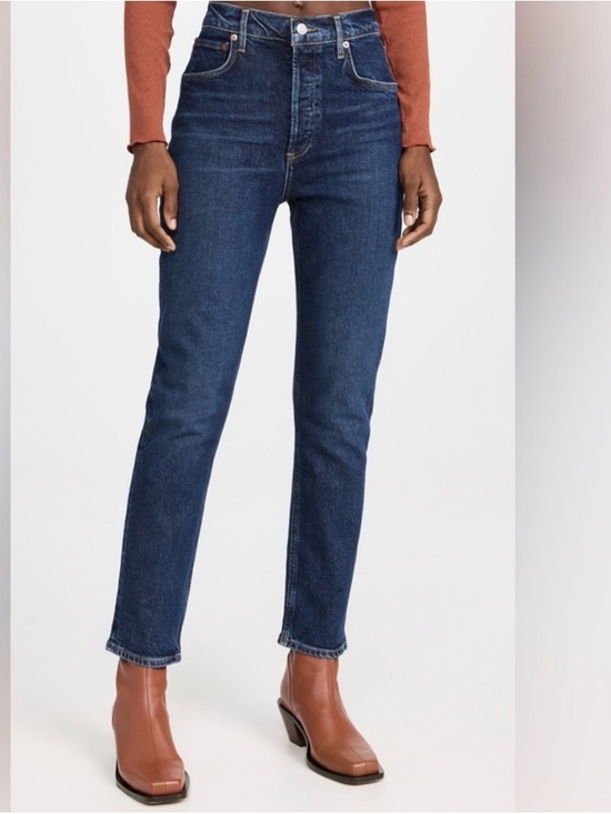 Agolde Denim - Agolde Straight Leg Jeans in Deep Blue Wash size 27 EUC